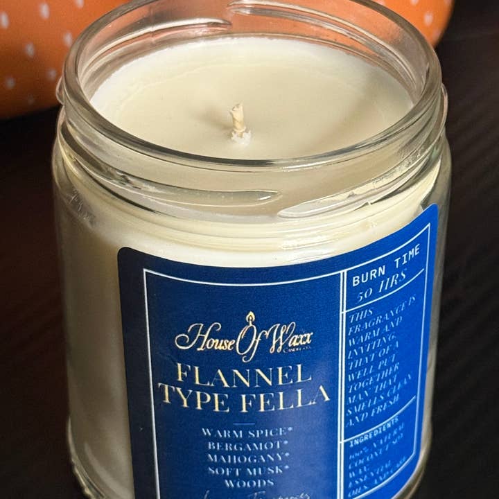 Flannel Type Fella Candle 9 oz for wholesale by Houseofwaxxcandleco