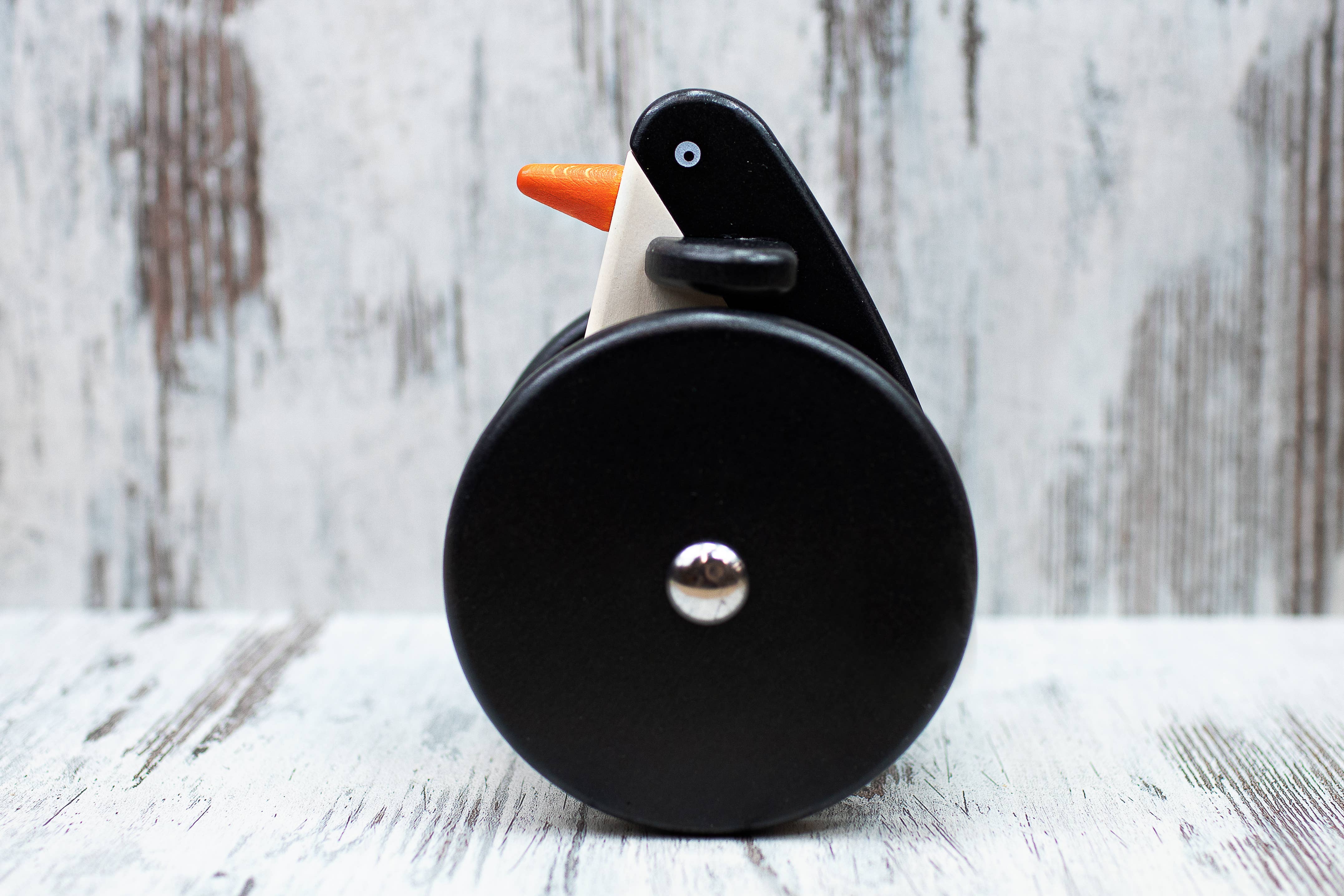 Little Poland Gallery – wholesale Wood toy – Child – BAJO Wobbling Penguin1