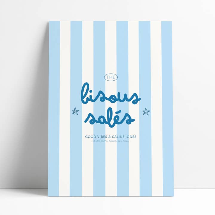 18X25 CM POSTER - Salty kisses for wholesale by David & David Studio