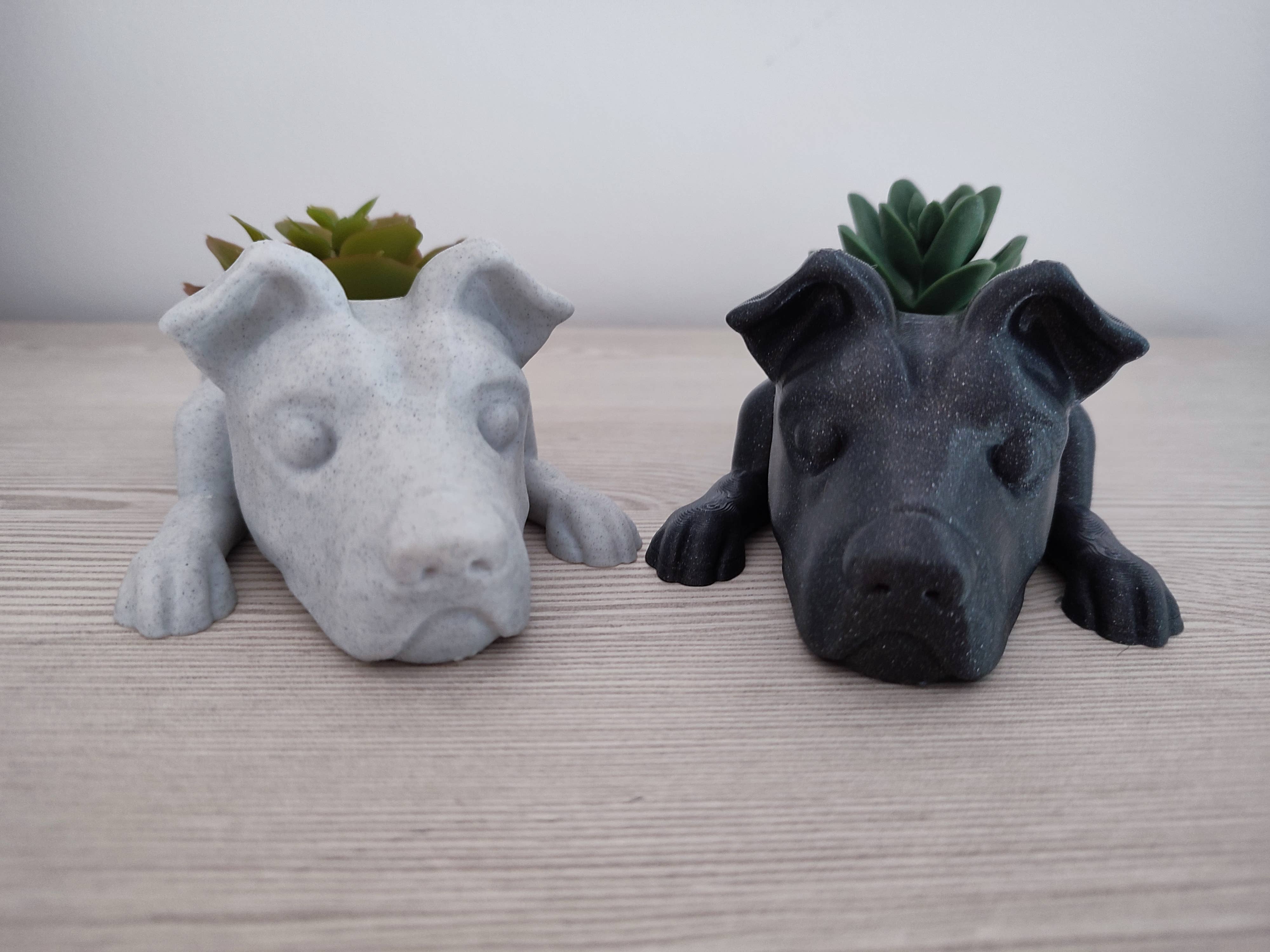 3DROOTS - Venta al por mayor Macetas - Maceta con forma de perro Staffordshire Bull Terrier8