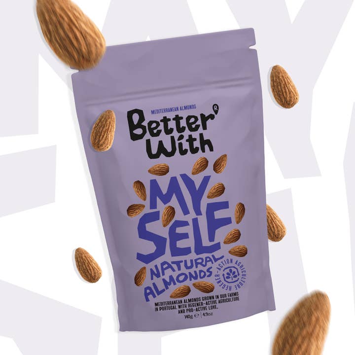Better With Almonds - Wholesale Nuts - Almonds Better With Myself - 140g1