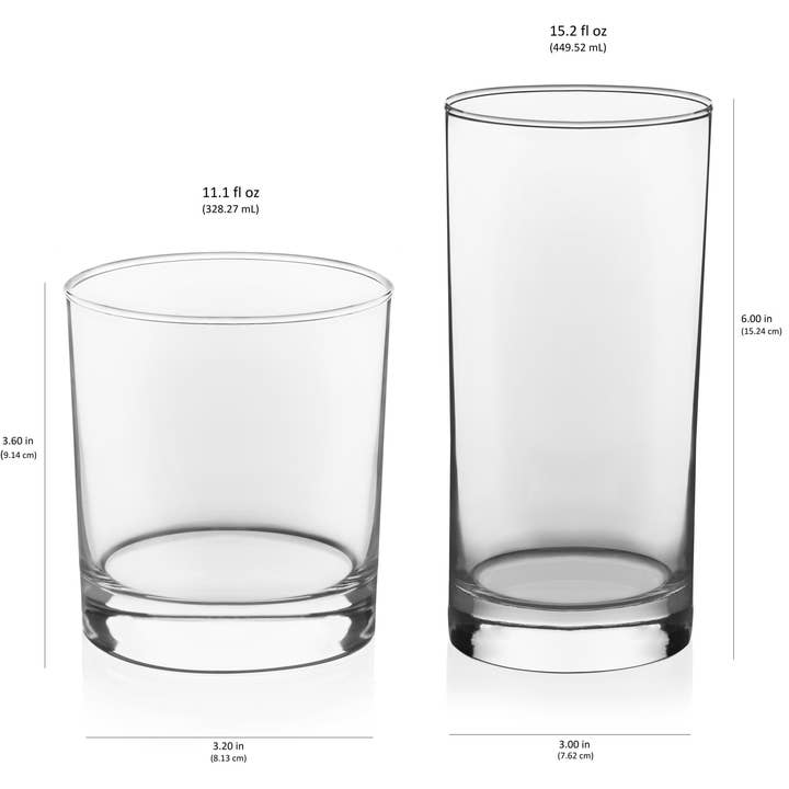 Libbey - Wholesale Cocktail/Liquor Glass - Libbey Province 16 Piece Tumbler and Rocks Glass Set3