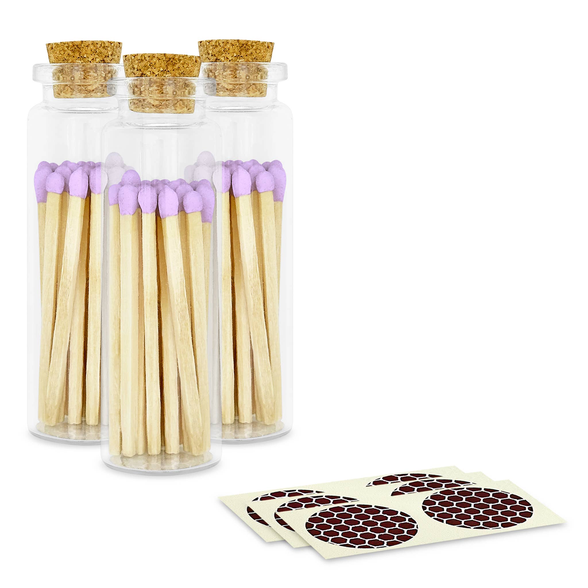 Thankful Greetings - Wholesale Matches - 2" Matches + Small Bottle - Color of Your Choice + Strikers18