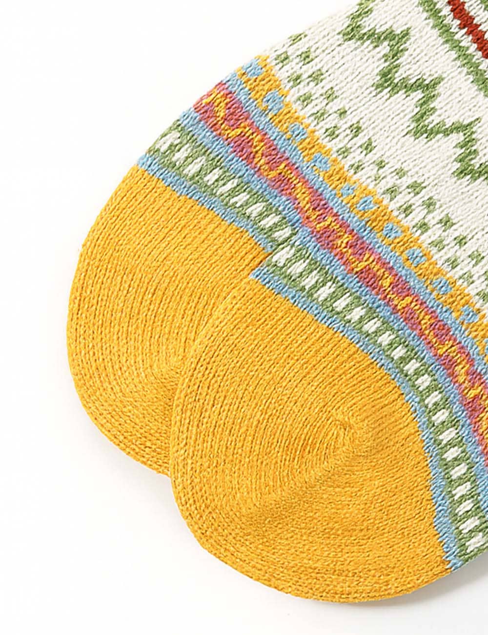 Sweetkama - Vente Chaussettes – femme - Chaussettes montantes tricotées à motif géométrique coloré vintage pour femmes5