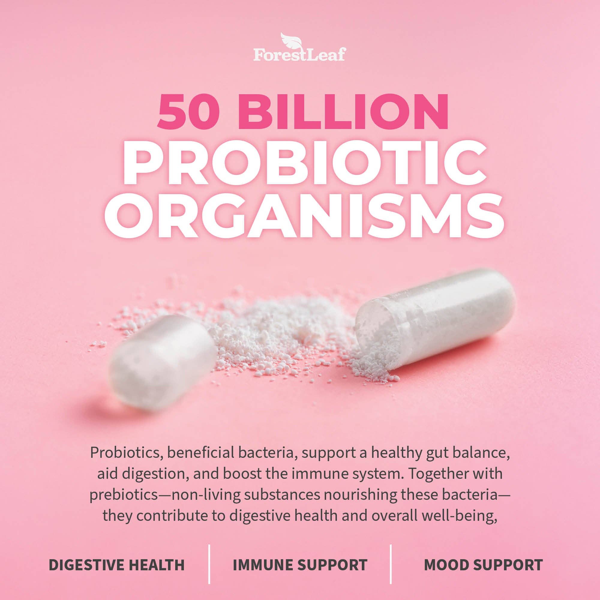 Forest Leaf - Wholesale Oral Supplement/Vitamin - Probiotic 50B Women's7