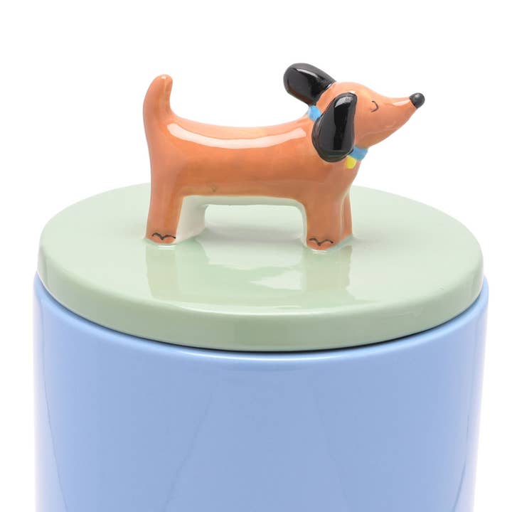 WIDDOP and Co. - Wholesale Pet Bowl - Cat/Dog - Raspberry Blossom Dog Treat Jar2