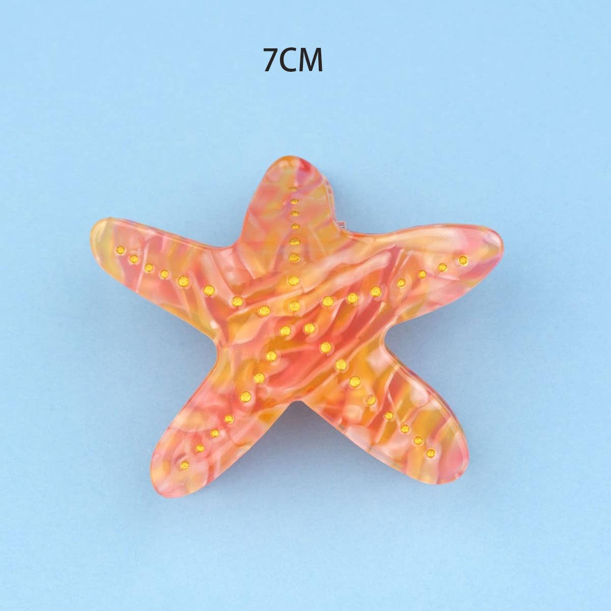 ACCITY - Wholesale Hair Clip - Women's - OCEAN BEACH FISH SEASHELL ACRYLIC HAIR CLAW CLIPS _CWAHA05520