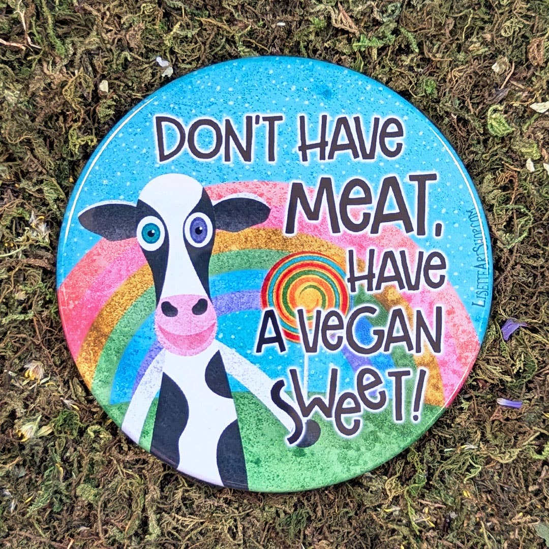 LisetteArt Shop - Wholesale Magnet - Vegan Themed Fridge Magnets – Pack of 24 (Mix & Match)9