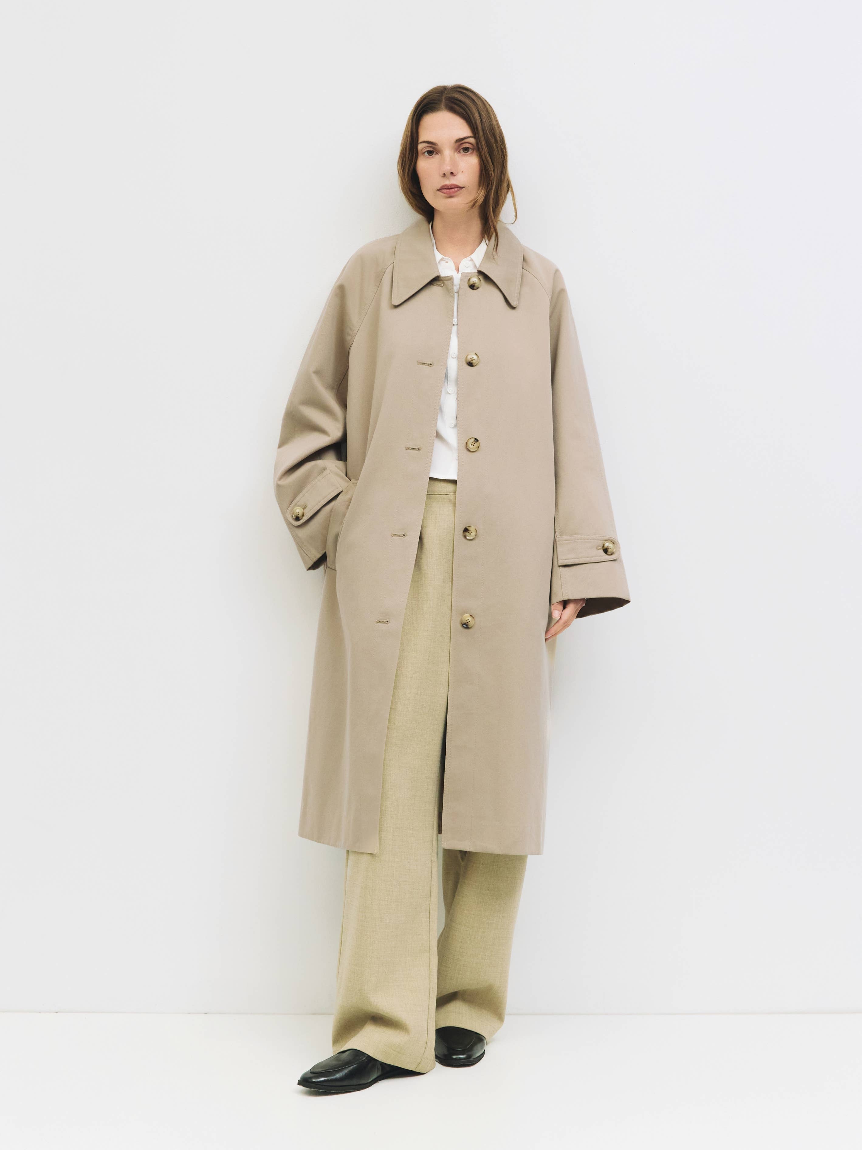 MOD REF - Wholesale Trench Coat - Women's - The Serena Coat | Pointed Collar Trench Coat5