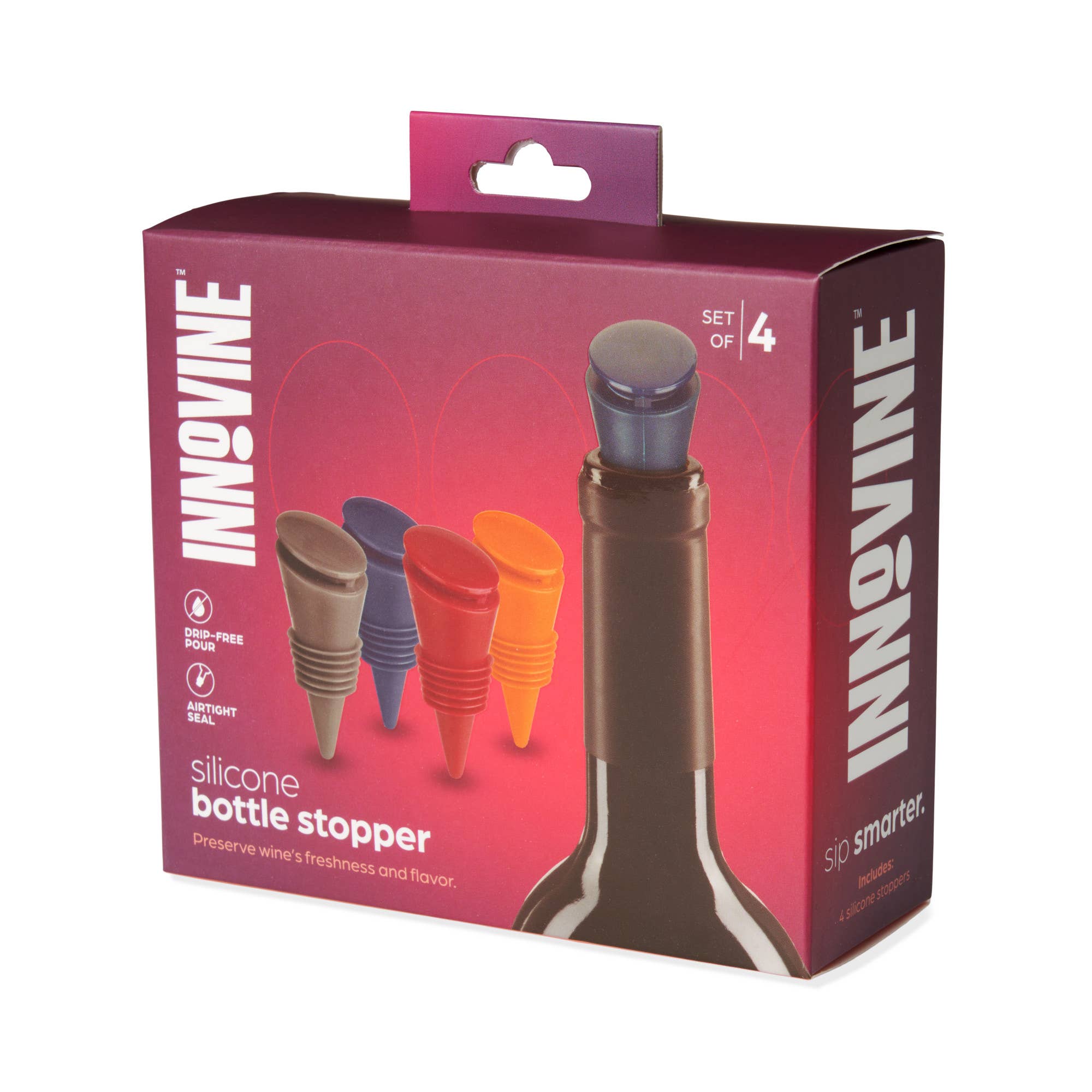 Innovine - Wholesale Wine Stopper - Silicone Bottle Stoppers Set of 41
