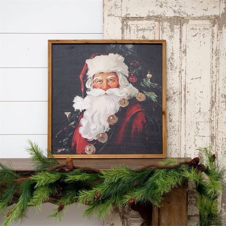 Audrey's Home & Gift - Wholesale Sign - Wall Hanging - Classic Santa Portrait (PC)2