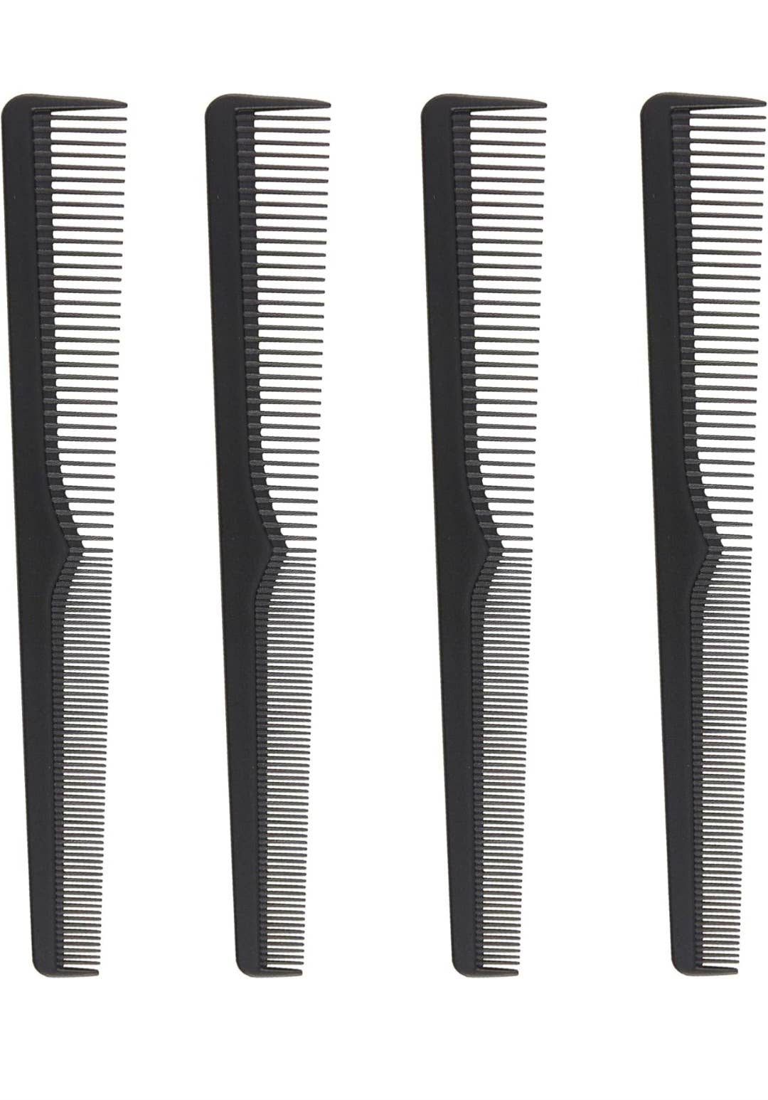 Majestic Wholesale - Wholesale Hair Brush/Comb - Barber Comb Chemical & Heat Resistant Lightweight BK/ASST 1