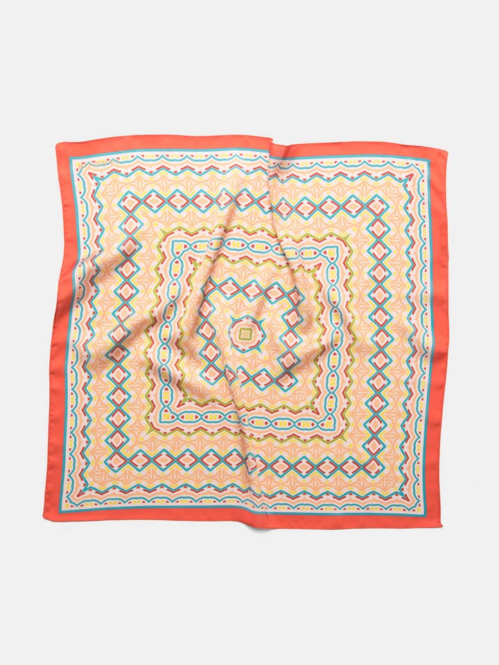 Sciarpa in raso stampato (473534-188) per la vendita all'ingrosso da parte di Lanidor