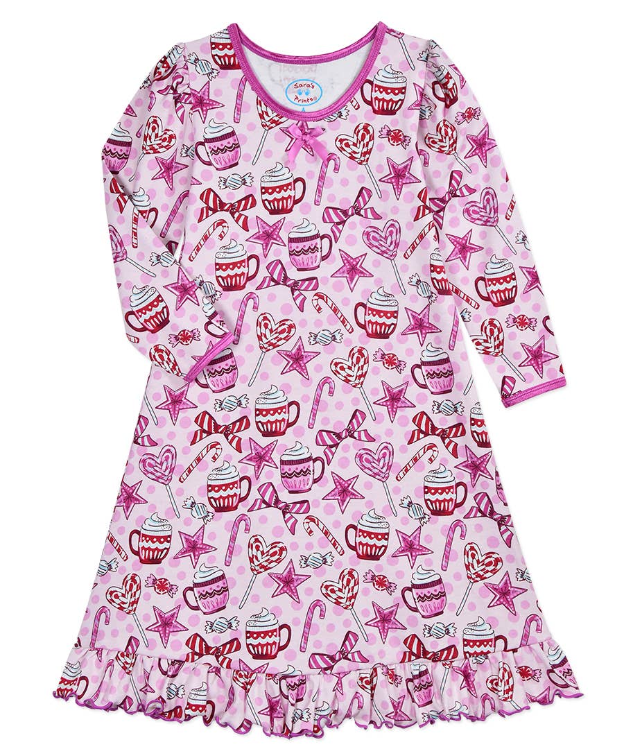 Sara's Prints - Vendita all'ingrosso Camicia da notte - Bambini - Camicia da notte a maniche lunghe Whirl-and-Twirl12