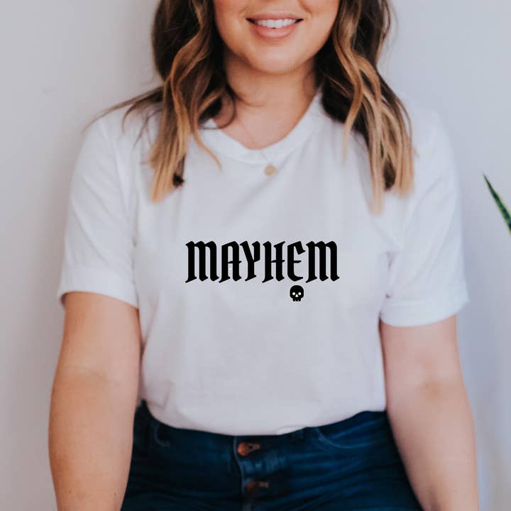 T-shirt Mayhem pour la vente par Forensic Myles