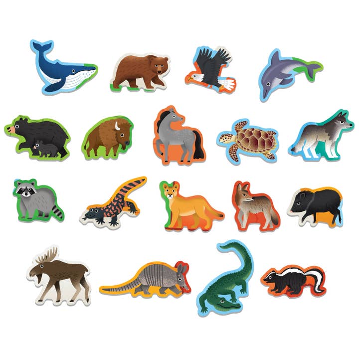 Chronicle Books - Wholesale Puzzle - Kids - Little Park Ranger National Parks Map of the U.S.A. Puzzle1