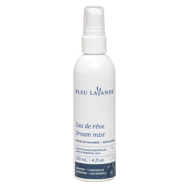 Dream mist (spray d'ambiance à la lavande et à la camomille) pour la vente par Bleu Lavande