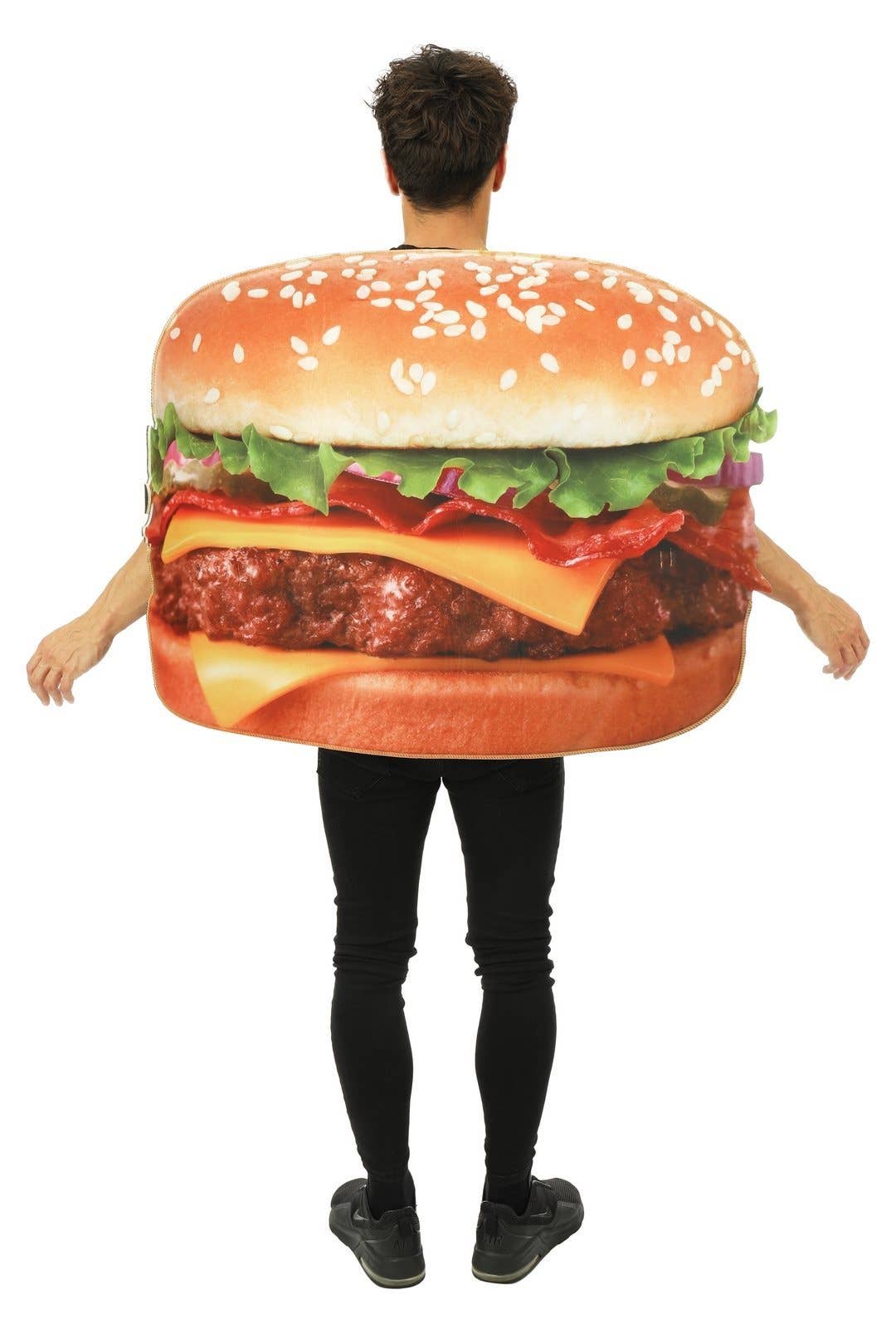 P'tit Clown - Wholesale Costume - Men's - Burger Costume - Adult - One Size3