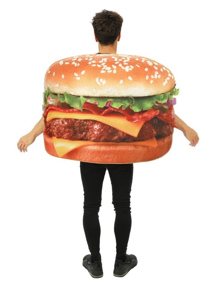 P'tit Clown - Wholesale Costume - Men's - Burger Costume - Adult - One Size3