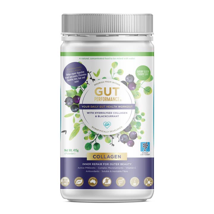 Gut Performance + Caixa de Groselha Preta de Colágeno 12 por atacado de Gut Performance