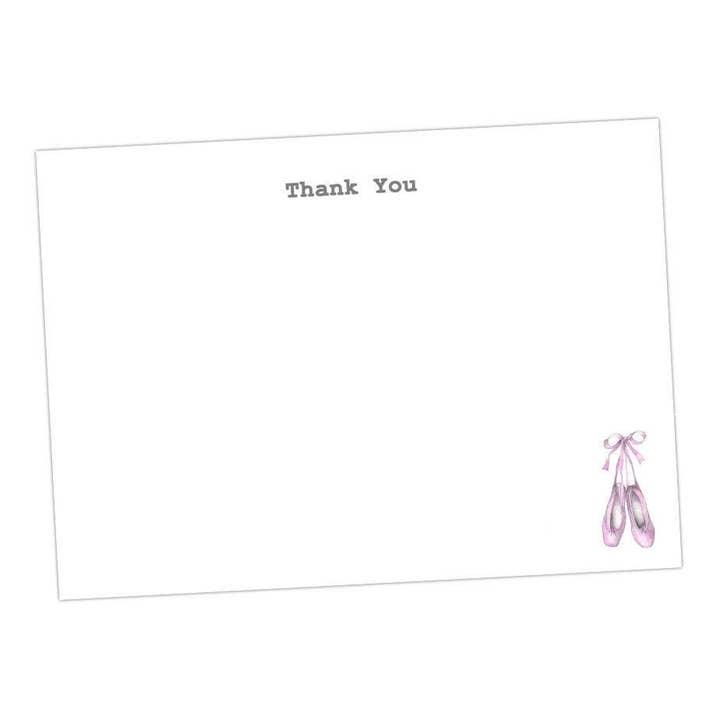 Crumble & Core – wholesale Stationery/notecard set – Ballet Shoe Note Cards2