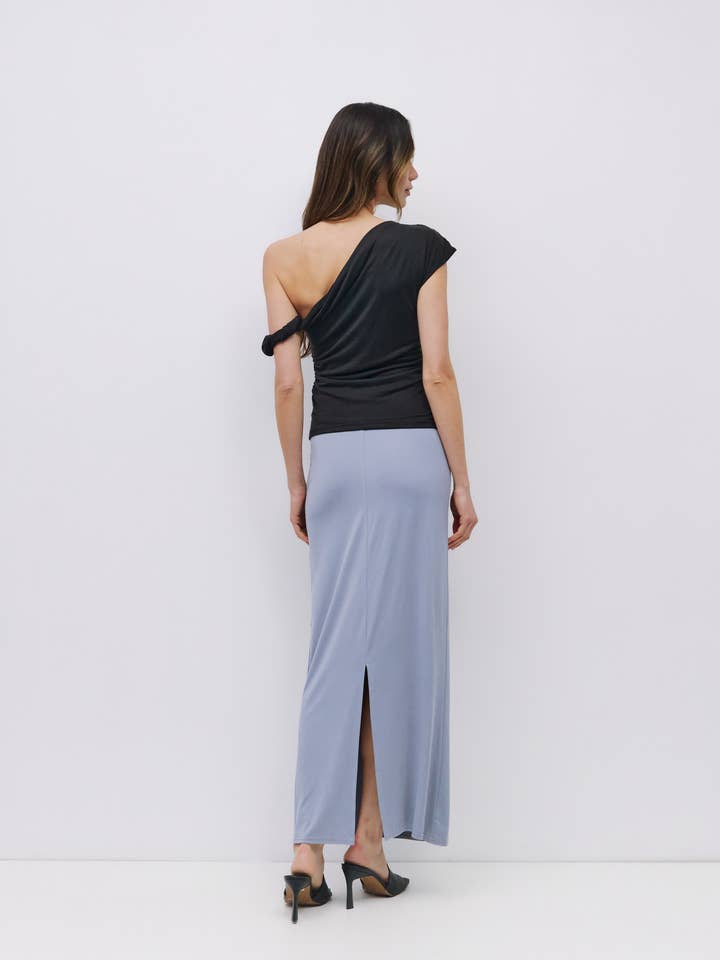 All Row - Wholesale Knit Top - Women's - The Itria Top | Twist Shoulder Knit Top