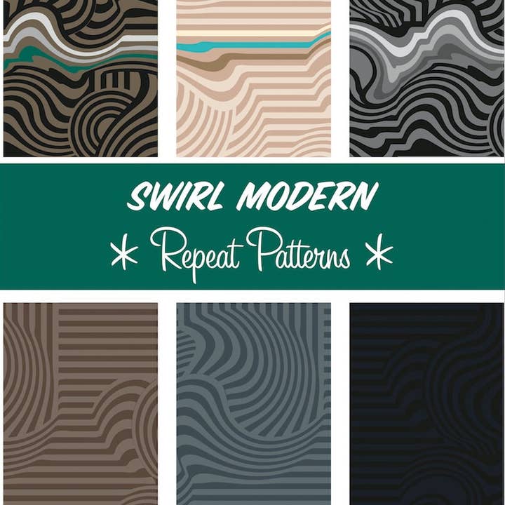 Modernt virvelmönster för wholesale av Quincy Ray