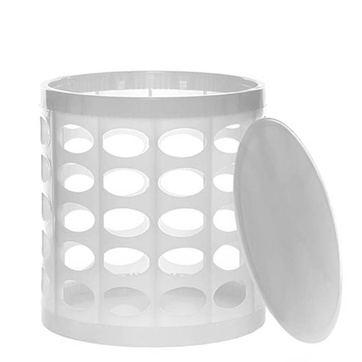 White Storage Stool by OTTO for wholesale on Faire