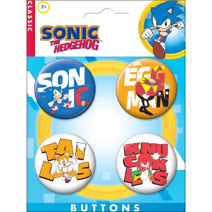 Sonic 4 Button Set for wholesale by Ata-Boy