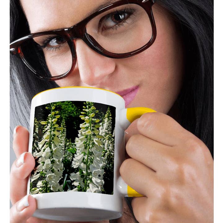 3dRose - Wholesale Coffee Mug - 3dRose, Field of Foxglove is a photo of a large patch of white foxglove, Mug1