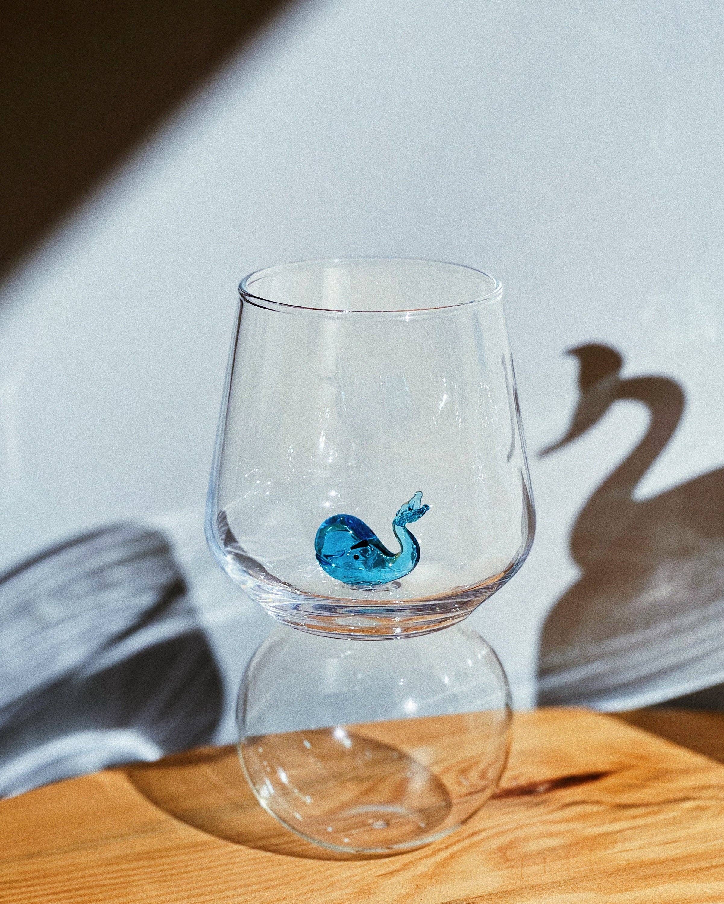 MINIZOOUSA - Wholesale Drinking Glass/Cup - Whale Figurine Drinking Glass2