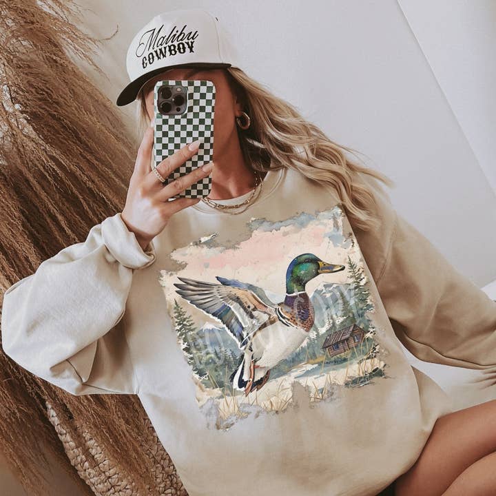 Mallard Duck Wholesale Sweatshirt or T-shirt and other Purchase Wholesale canard. Free Returns & Net 60 Terms on Faire trending on Faire.