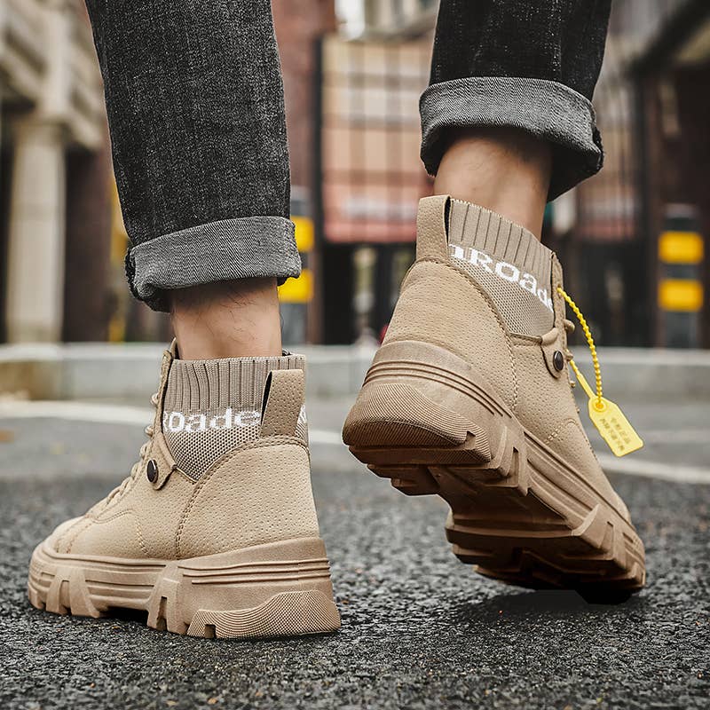 Calseosvic - Wholesale Gevechtslaarzen - Heren - Stevige, lekbestendige werkschoenen voor heren2