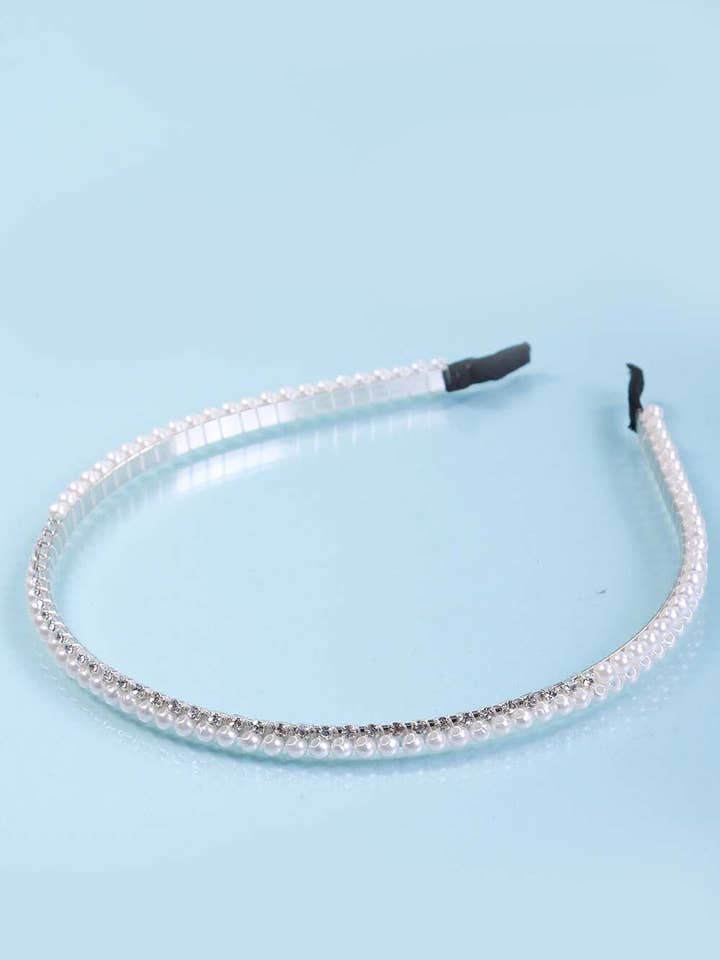 Thin Rhinestone Headband for wholesale by Amerikan Basics