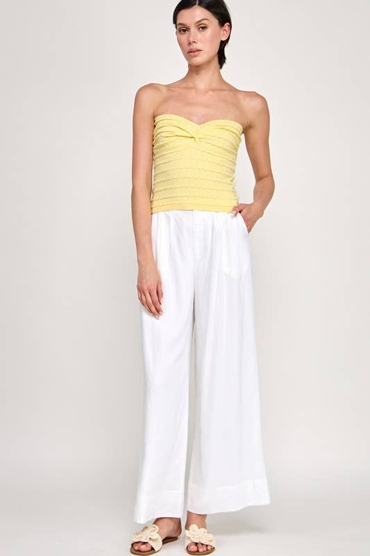 Miss Love - Wholesale Knit Top - Women's - Twist Front Sweater Tube Top70