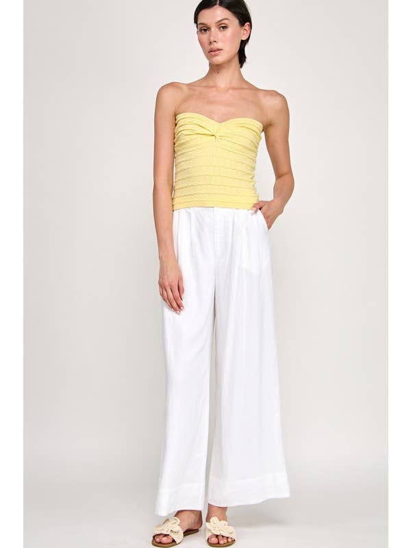 Miss Love - Wholesale Knit Top - Women's - Twist Front Sweater Tube Top70