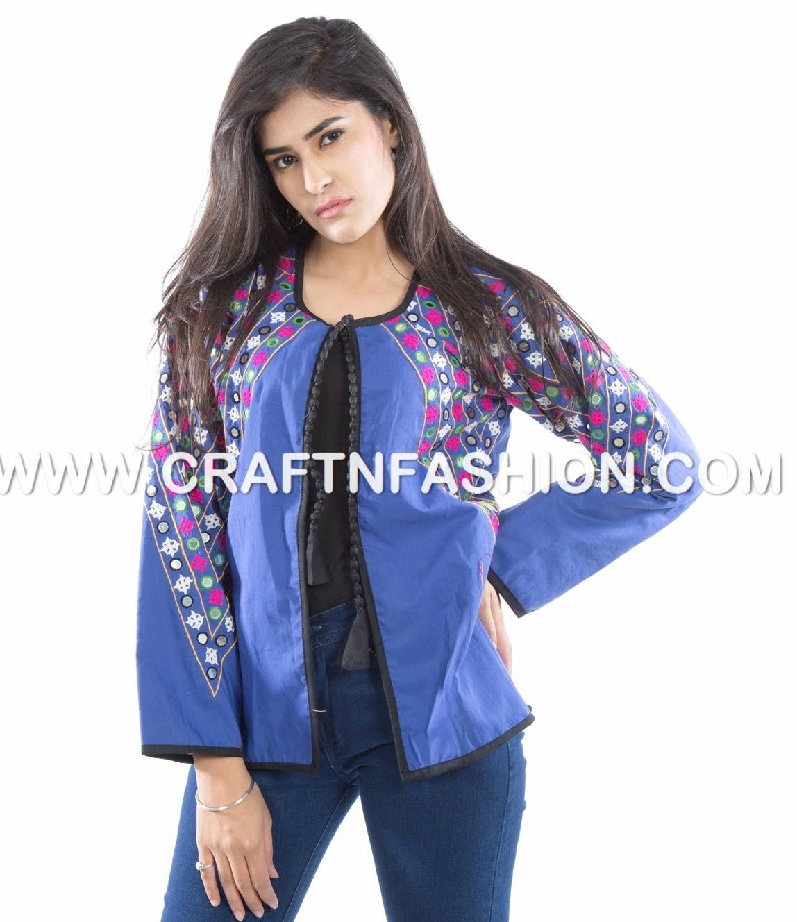 Meghcraft - Wholesale Jacket - Women's - Indian Handmade Embroidered Jacket-Women's Bohemian Jacket4