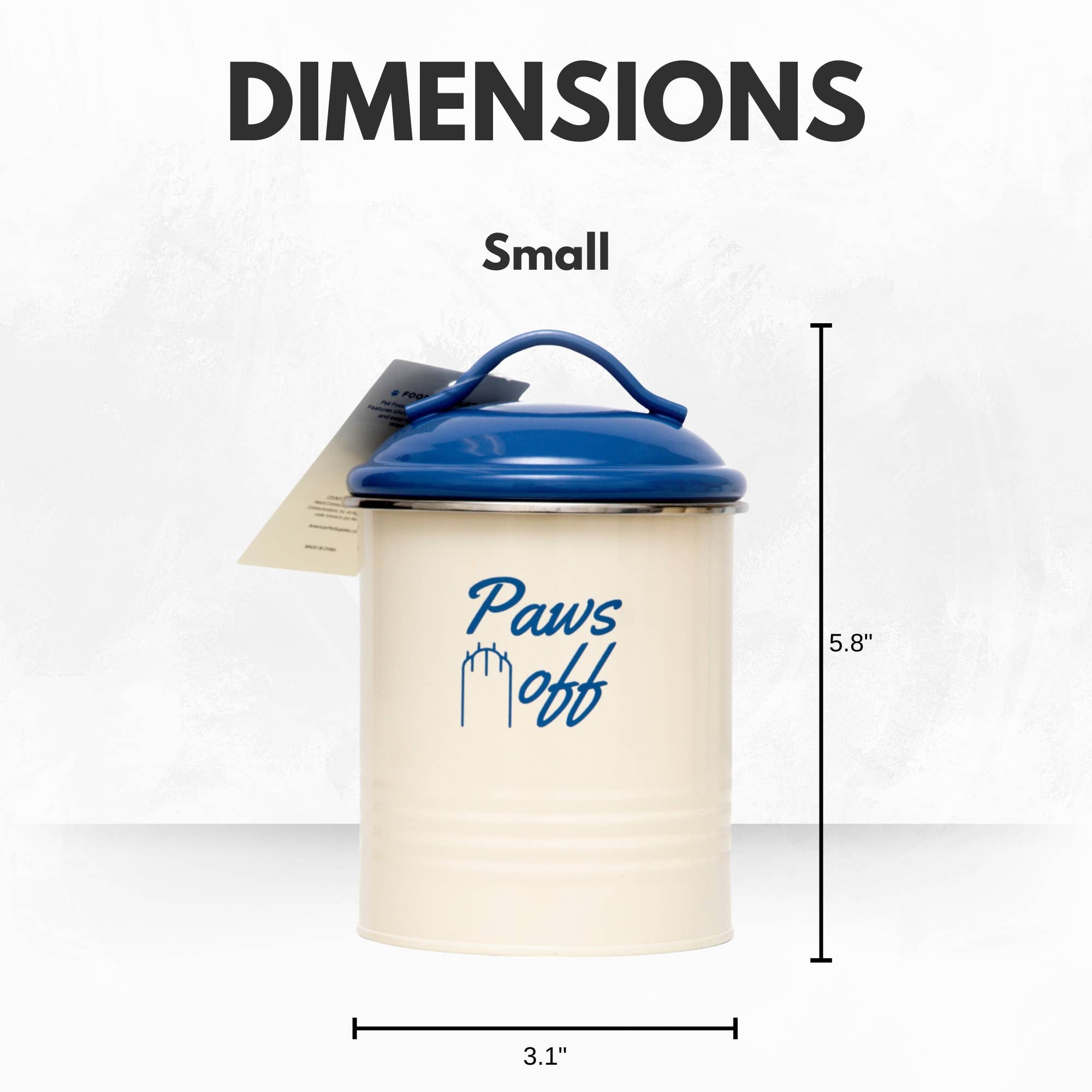 Jojo Modern Pets - Wholesale Pet Treat Jar - Dog - French Blue Pet Food & Treat Storage Canisters (Set of 3)3