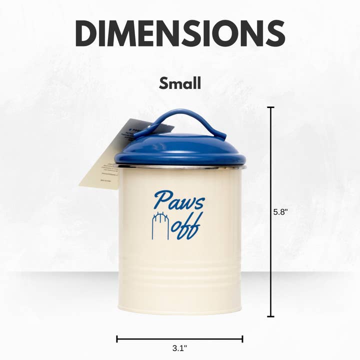 Jojo Modern Pets - Wholesale Pet Treat Jar - Dog - French Blue Pet Food & Treat Storage Canisters (Set of 3)3