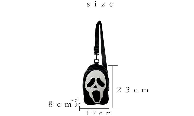 UNISHE – wholesale Axelväska - Dam – Ghost Scream Crossbody Bröstväska ZK4821