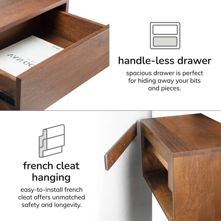 MH London - Wholesale Bedroom Furniture - Idris Solid Wood Bed Side Table & Nightstand20