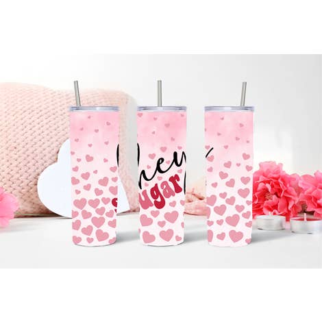 Hey Sugar Tumbler for wholesale by Easy Teesy Shirts