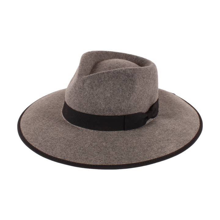 Jeanne Simmons Accessories - Wholesale Fedora - Women's - Fedora large Brim 100% Wool Felt 7910 Hat WinterÂ