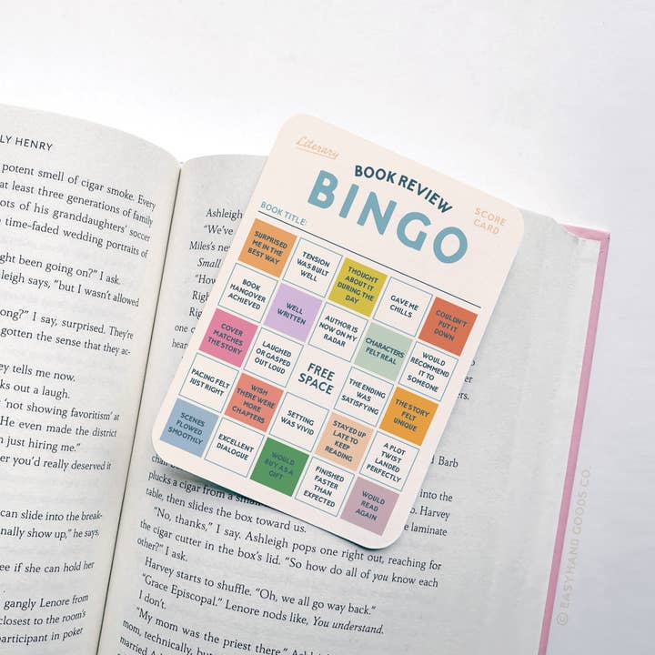 Easyhand Goods – formerly Onderkast - Wholesale Card Game - Book Review Bingo Card Set2