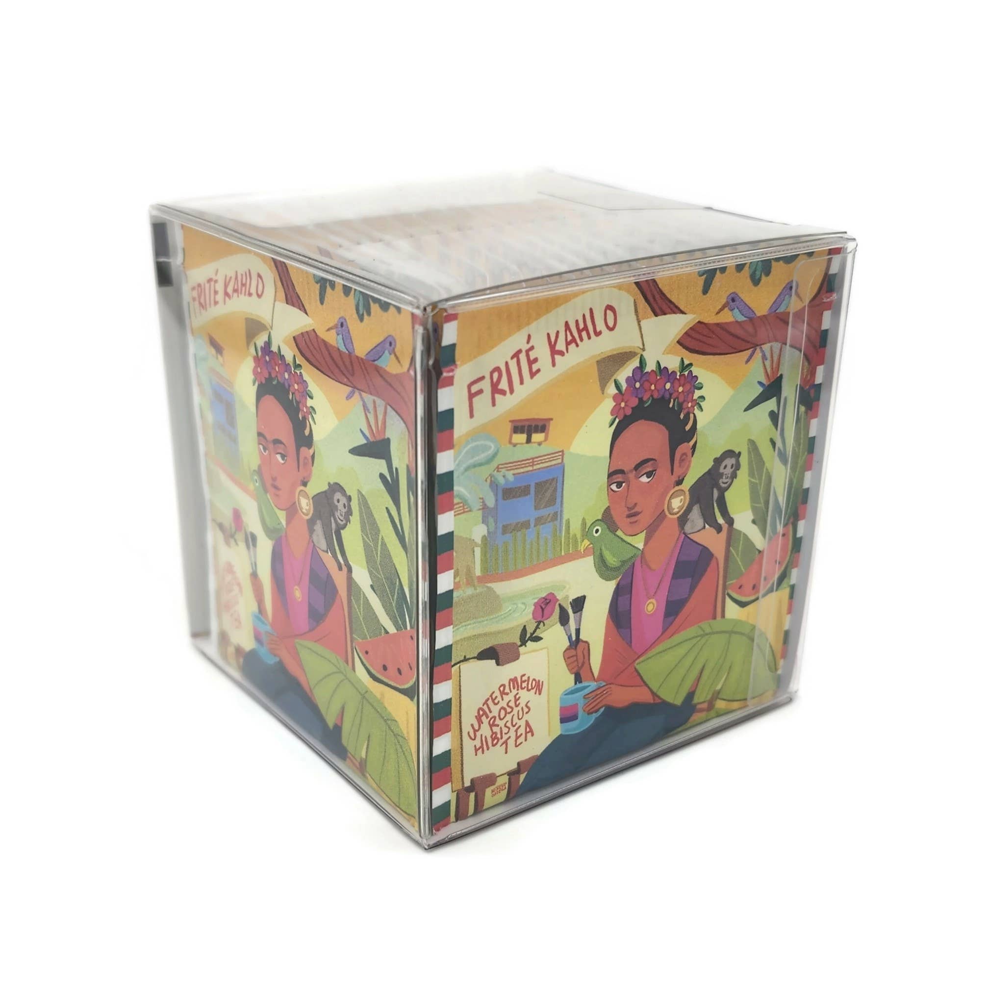 The TeaBook - Wholesale Tea Bags - FriTÉ Khalo - Organic Watermelon Rose Hibiscus Tea0