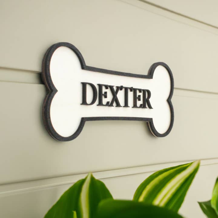 Personalised Dog Sign for wholesale by Mac and lilly