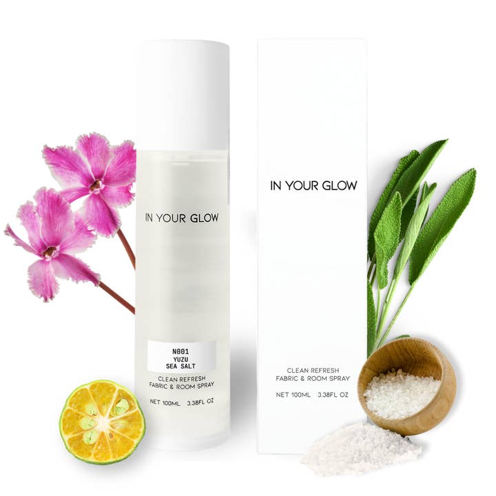 N001 YUZU MEERSALZ (NATÜRLICHER DUFT) TEXTIL- & RAUMSPRAY für den Großhandel von CELEMENT /IN YOUR GLOW