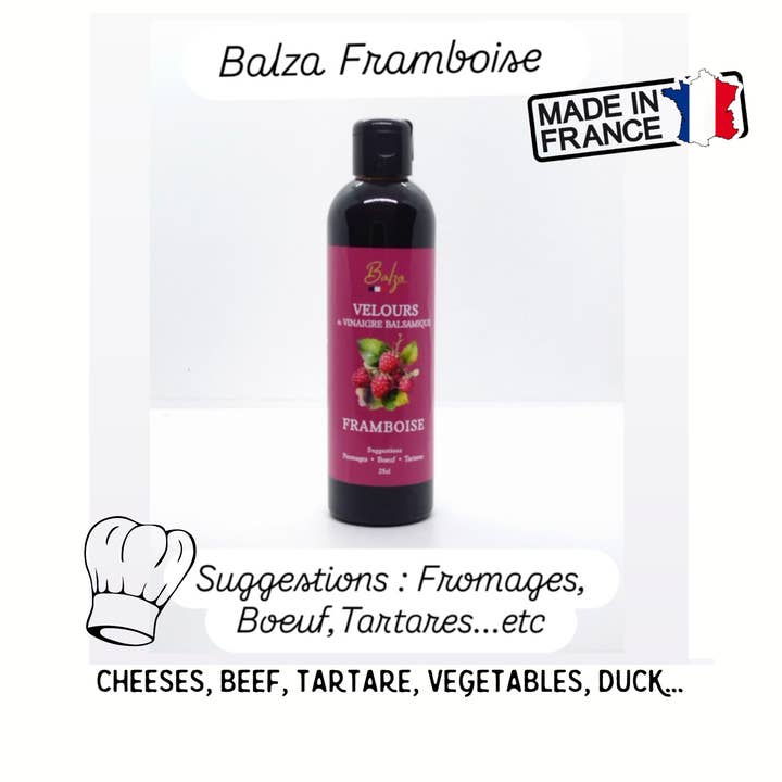Atelier du Sel Camargue - Wholesale Vinegar - Raspberry Balsamic Vinegar Cream 250 ml1
