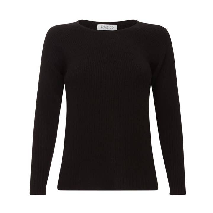 Pull ou chandail côtelé 100 % cachemire pour femmes pour la vente par Lona Scott