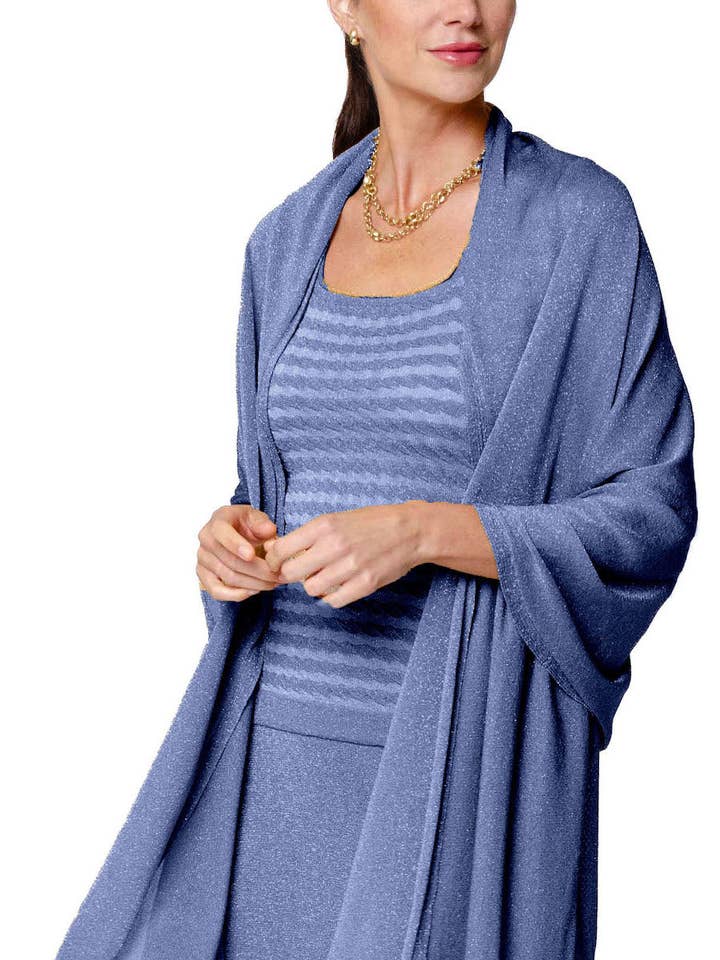 Écharpe Scintillante Poussière d'Étoiles; Scintillement Tornade pour la vente par Biana